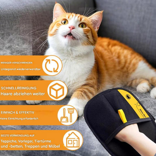 🔥Letzter Tag 🐶🐱 Tierhaarentferner Elektrostatikhandschuhe