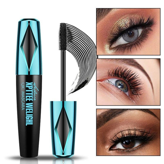 4D Waterproof Non-Smudge Eyeliner Curl & Lengthen Mascara Set