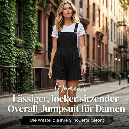 Ärmelloser Weitbein-Jumpsuit für Sommerbrisen