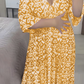 (🔥Big Sale - 48% OFF🔥 Free Shipping)Mini Print V-neck Dress