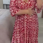 (🔥Big Sale - 48% OFF🔥 Free Shipping)Mini Print V-neck Dress