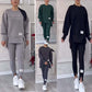 Lässiges Sweatshirt-Leggings-Set für Damen