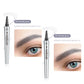 3D wasserdichter Microblading-Augenbrauenstift, Tattoo-Stift mit 4 Gabelspitzen