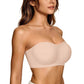 💞Womens Strapless Bras Push Up Bandeau Bra Non Slip Wireless Supportive Padded Bras Seamless Comfortable Tube Jelly Bra