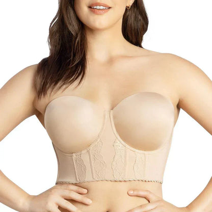 ⏳50% Rabatt💥Trägerloser BH für Frauen mit niedrigem Rücken und abnehmbarem Schulterriemen