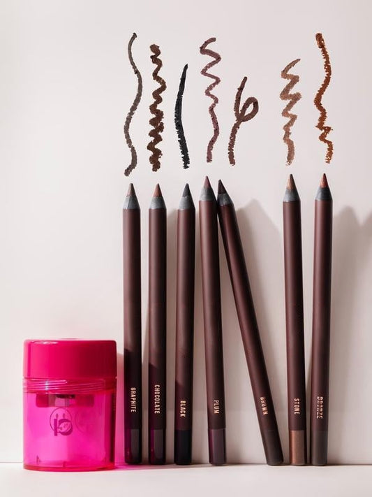 🌟24 Stunden wasserfester Eyeliner Duo, anspitzbarer Augenstift