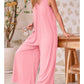 💥37%Rabatte Women's Casual V-Neck Sleeveless Wide Leg Jumpsuit