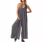 💥37%Rabatte Women's Casual V-Neck Sleeveless Wide Leg Jumpsuit