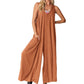 💥37%Rabatte Women's Casual V-Neck Sleeveless Wide Leg Jumpsuit