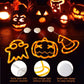 Halloween-Dekorationen Fensterlichter