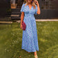 💋 👩Süßes Vintage-Blumenkleid für Frauen