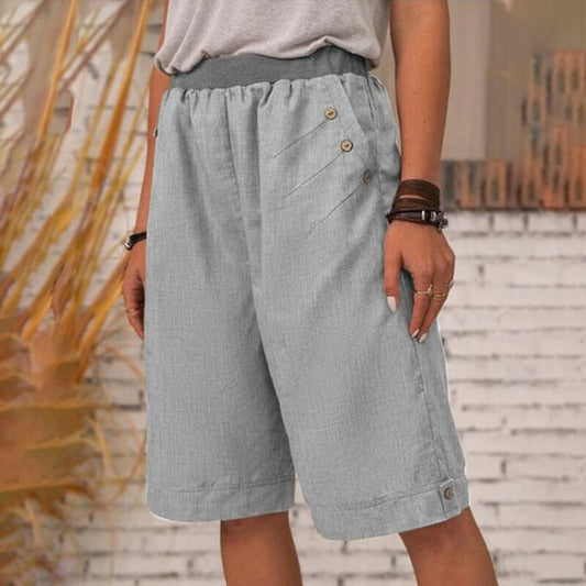 ⏳Begrenzte Zeit 50% Rabatt💥Lässige Sommershorts mit Taschen für Damen