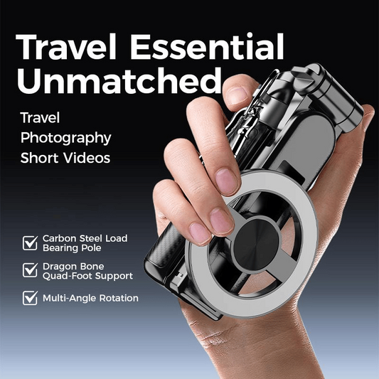 🏆61% Rabatt für eine begrenzte Zeit✨4-in-1 Multifunktions-Selfie-Stick mit 360°-Drehung und Magnet