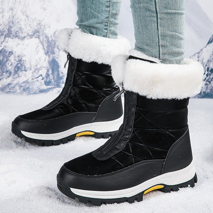 👢Rutschfeste, warme Schneestiefel mit Reißverschluss für Damen✨