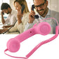 Retro-Telefonhörer für Handy mit Mikrofon