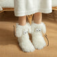 📢📢18,99 Kaufen Sie 1, erhalten Sie 1 kostenlos!!!💗LETZTER TAG VERKAUF 50% RABATT⚡50.000 VERKAUFT💕Damen Plüsch Hausschuhe Socken Bodensocken Winter Zuhause Indoor Verdicktes Fleece-Futter Rutschfeste Erwachsene Damen Plüsch Schnee Socken Schuhüberzüge