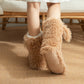 📢📢18,99 Kaufen Sie 1, erhalten Sie 1 kostenlos!!!💗LETZTER TAG VERKAUF 50% RABATT⚡50.000 VERKAUFT💕Damen Plüsch Hausschuhe Socken Bodensocken Winter Zuhause Indoor Verdicktes Fleece-Futter Rutschfeste Erwachsene Damen Plüsch Schnee Socken Schuhüberzüge