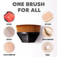 Flacher Top-Make-up-Pinsel mit Bonus-Etui