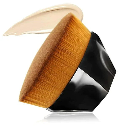 Flacher Top-Make-up-Pinsel mit Bonus-Etui